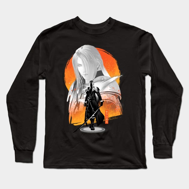 Silver-Haired SOLDIER Long Sleeve T-Shirt by HyperTwenty